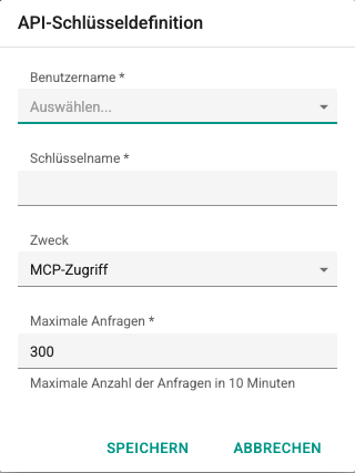 Bildschirm Schlüssel hinzufügen