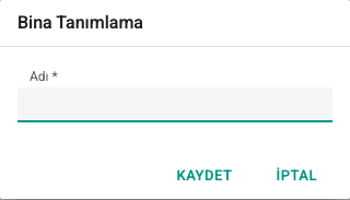 Bina Tanımlamaları ekran görüntüsü