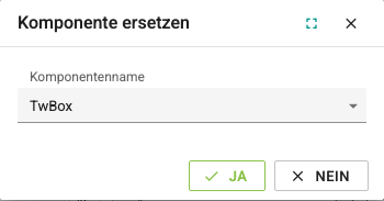 Bildschirm Widget ersetzen