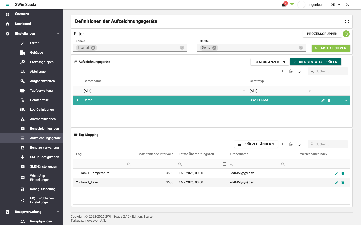 Bildschirm Aufzeichnungsgeräte