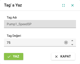 Değişkene Değer Yazma ekran görüntüsü