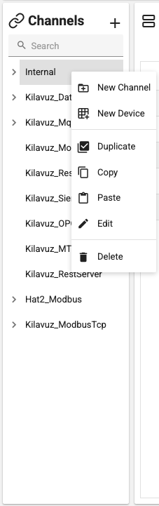 Tag Management screen