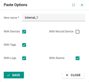 Tag Management screen