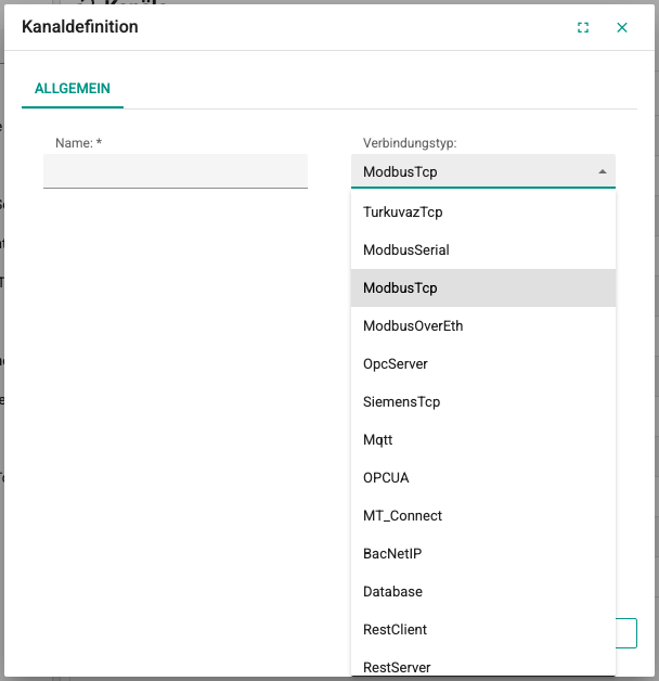 Bildschirm Kanaldefinition
